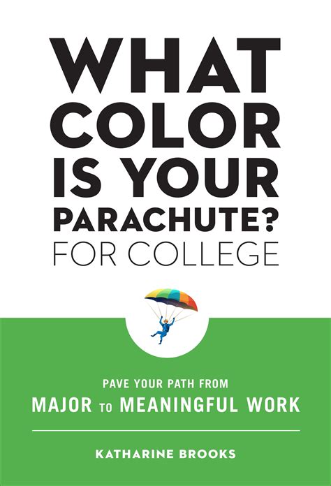 What Color Is Your Parachute For College By Katharine Brooks Edd