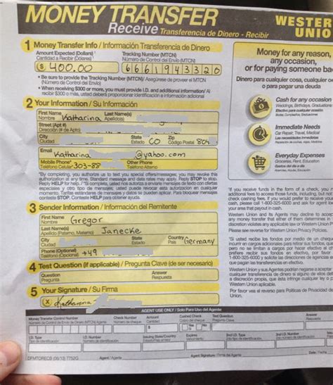 Depending on your location, you can send money straight from your phone or in person through any of the western union agent locations Send money western union form