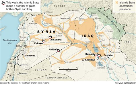 Map The Islamic States Disturbingly Successful Week The Washington Post