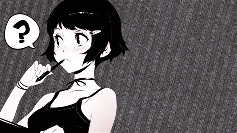 12 Black And White Anime Girl Wallpaper Hd Anime Top Wallpaper