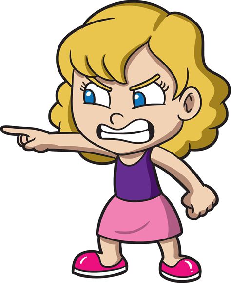Angry Kids Collection 007 Transparent Png Angry Clipart 1638x2000