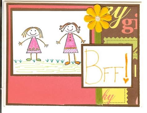 Best Friends Forever Bff By Be Happy Cards And Paper Crafts At