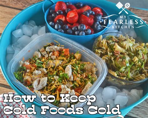 To speak about snacks, you need the appropriate vocabulary. Keep Cold Foods Cold at Your Summer Potluck - My Fearless Kitchen