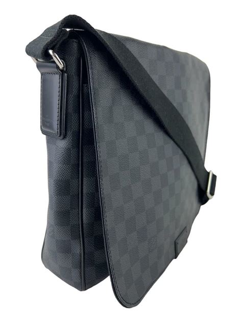 Bolsa Tiracolo Louis Vuitton District Mm Damier Graphite Original