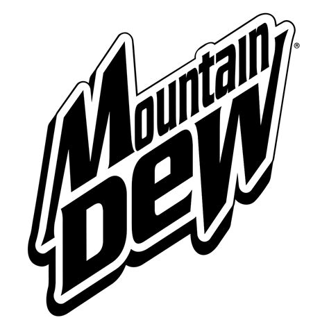 Mountain Dew Logo Black And White Brands Logos