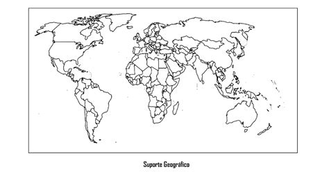 1 Mapa MÚndi Para Colorir Suporte Geográfico