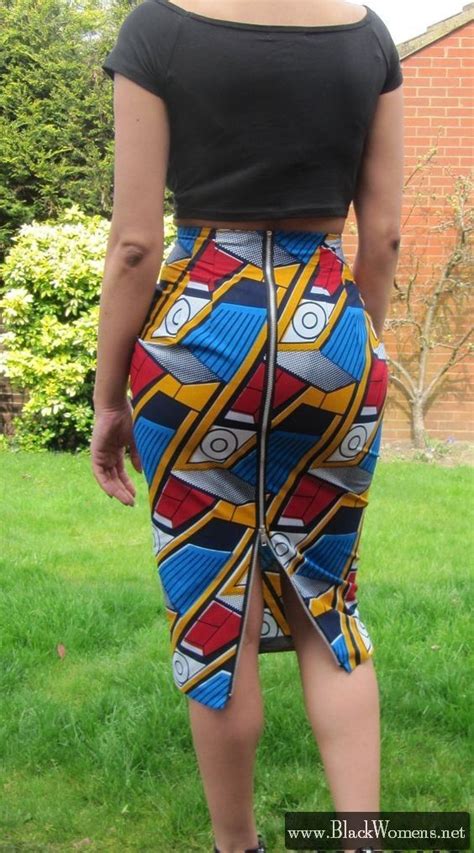 Beautiful Plain And Patterned Ankara Designs 2018 African Print Skirt