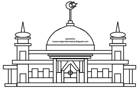Masjid nabawi merupakan masjid ketiga yang dibangun dalam sejarah islam dan kini menjadi salah satu masjid terbesar di dunia. Contoh Gambar Masjid Yang Mudah - Eva