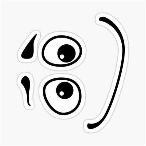 Sideways Smiley Face Sticker For Sale By Coots89 Redbubble