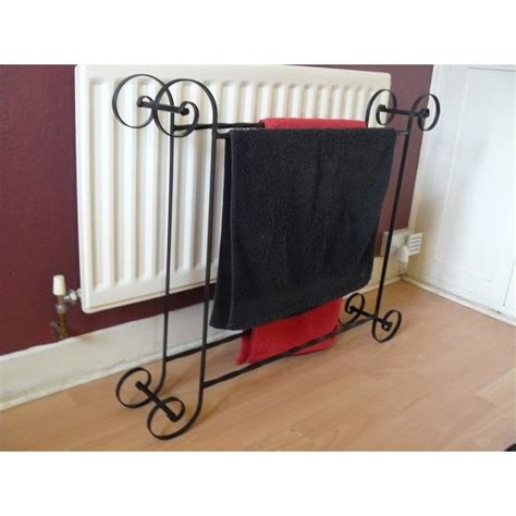 Get the best deal for free standing bathroom towel racks from the largest online selection at ebay.com. Towel rack free standing Wrought iron handmade scrolled