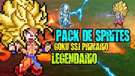 Pack De Sprites De Goku Ssj Primario Legendario Sprites Hd Youtube