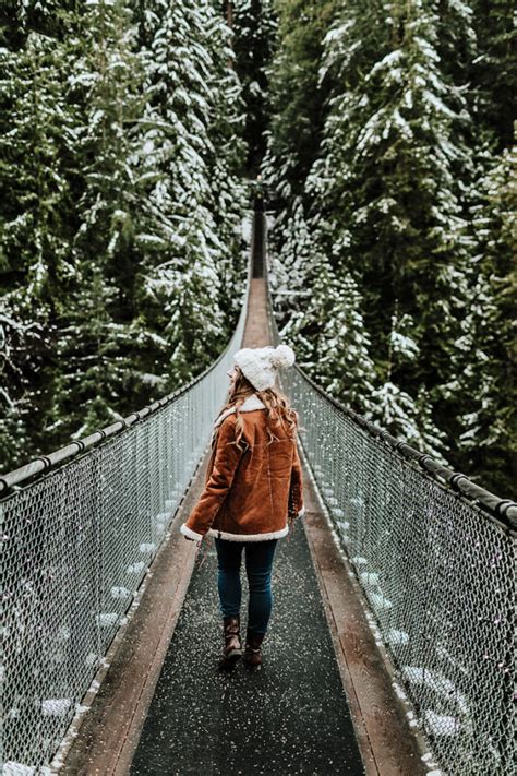 Capilano Suspension Bridge In The Winter And Canyon Lights Festival