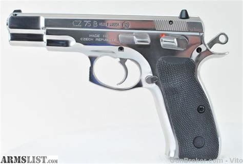 Armslist For Sale Nib Cz 75b High Polish Stainless 9mm