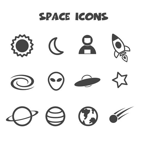 Space Icon Symbol 673064 Vector Art At Vecteezy