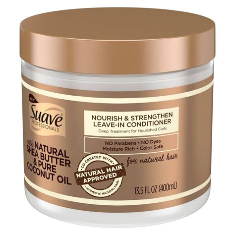 Suave Professionals For Natural Hair Leave In Conditioner For Coily