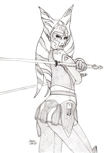 Ahsoka Tano Star Wars Fan Art By Thek0n On Deviantart