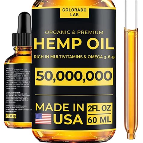 Hemp Oil Extract 50000mg Of Organic Hemp Extract Grown And Made In