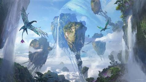 Floating Mountains Wallpaper Pandora Avatar Avatar Movie Fantasy