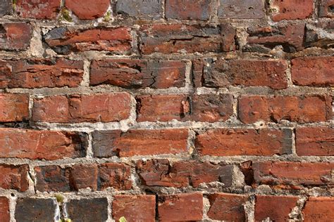 Crumbling Brick Wall Closeup Of Weathered Brick Wall This Flickr