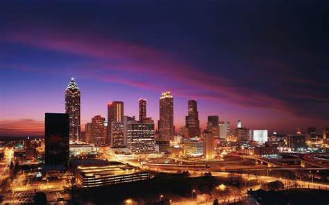 Atlanta Skyline Wallpaper ~ Atlanta Skyline Wallpapers Exactwall