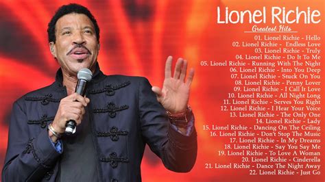 Best Songs Of Lionel Richie Full Album 2020 Lionel Richie Greatest