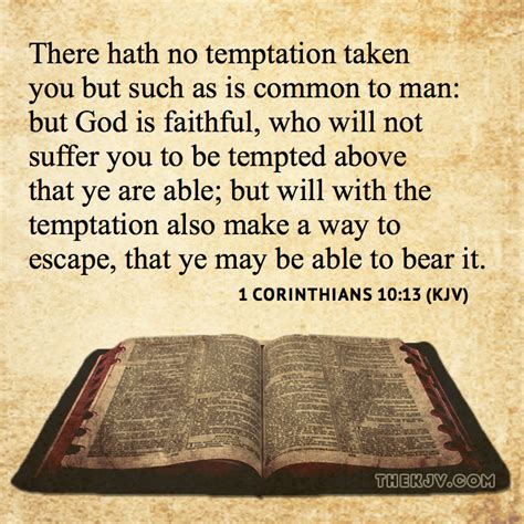 1 Corinthians 1013 There Hath No Temptation Taken You But Such As Is