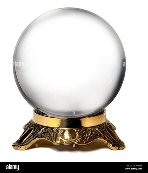 Crystal Ball Globe Earth Stock Photo Alamy