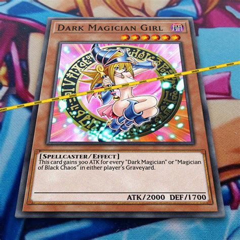 Dark Magician Girl 2 Orica Fanmade Yugioh Card Common Etsy