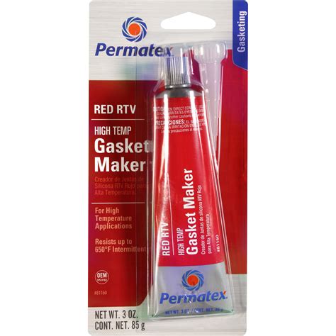 Permatex High Temp Red Rtv Silicone Gasket Maker Ebay