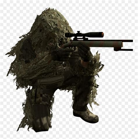 Ghillie Suit Sniper Cod Hd Png Download 777x7752124677 Pngfind
