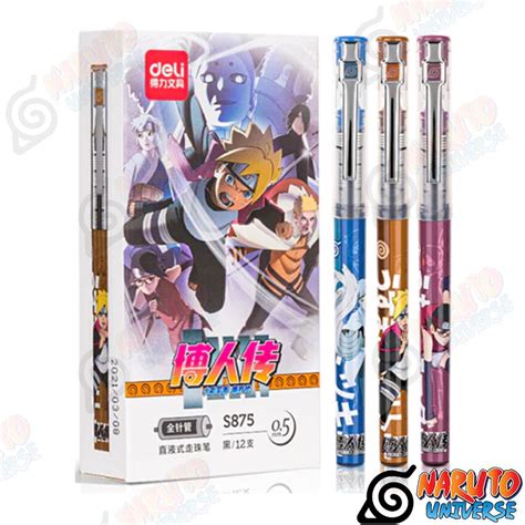 Naruto Pen Boruto Uzumaki 05mm Gel Pen 3pcs Naruto Store