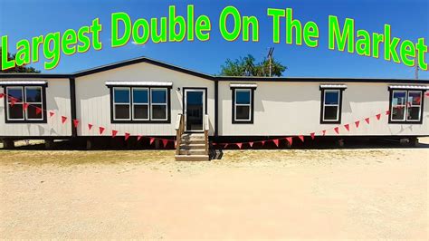 One of the largest double wides on the market massive family room