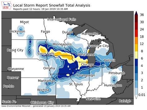 January 18 21 2019 Widespread Snow Brings 6 Inches To Some Areas