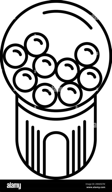 Icon For Bubble Gum Machine Bubble Stock Vector Image And Art Alamy