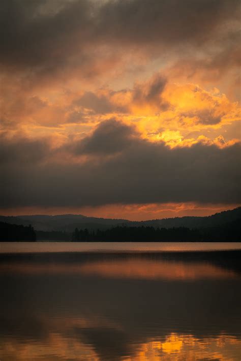 Lake Sunset Landscape Coast Twilight Hd Phone Wallpaper Peakpx
