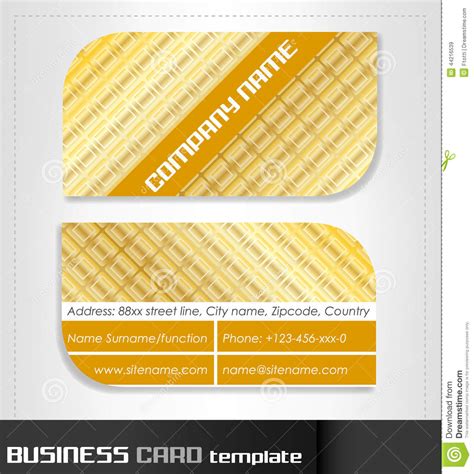 business card template stock vector illustration  sign