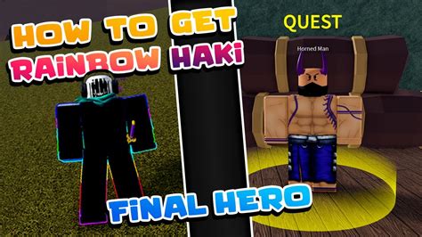 How To Get Rainbow Haki Blox Fruits Easy Guide Final Hero