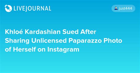 If you've been keeping up with the kardashians, you may have heard about khloé kardashian's unedited photo. Khloé Kardashian Sued After Sharing Unlicensed Paparazzo ...