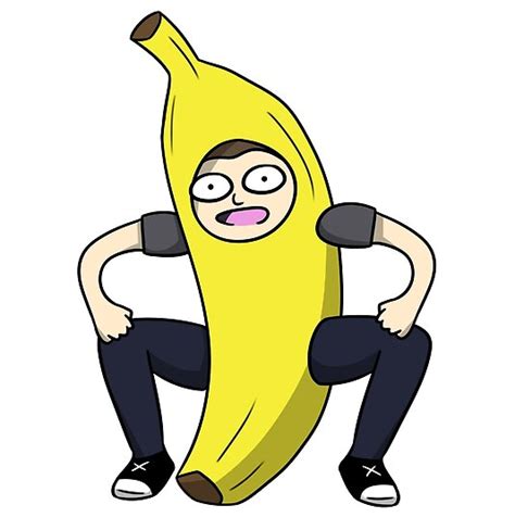 Seananners Banana Man Poster By Bethabomb Redbubble