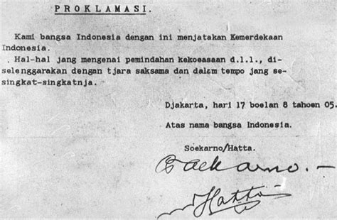 Sejarah Perumusan Teks Proklamasi Kemerdekaan Indonesia Anto Tunggal