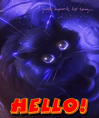 My Cat Says Hello Free Hi Hello Ecards Greeting Cards 123 Greetings