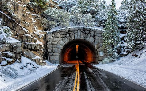 Tunnel Through The Mountain Wallpaper Photography Wallpapers 27317