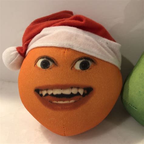 Annoying Orange And Pear Talking Christmas Holiday Stuffed Plush Bonus