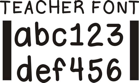 42 Free Fonts For Teachers Teach Junkie