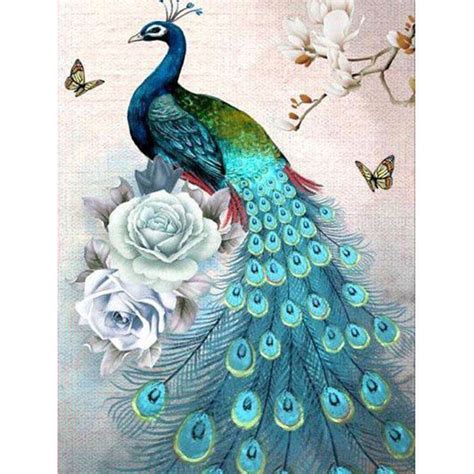 Peacock Diamond Painting Five Diamond Painting