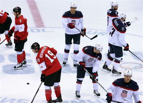 Canada Ends Usas Run For Hockey Gold Hockey Team Usa Winter Olympics