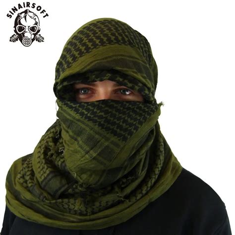 sinairsoft airsoft military hunting shemagh thicken muslim hijab multifunction tactical scarf