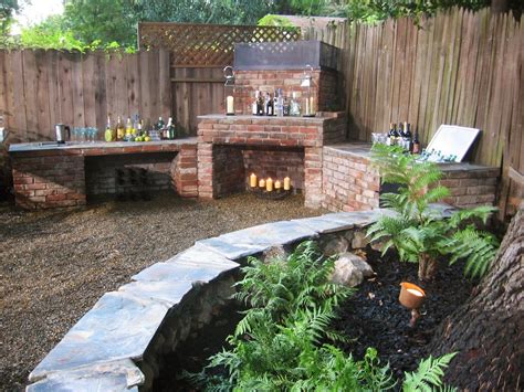 Built In Outdoor Patio Water Feature Fire Pit And Fireplace Ideas