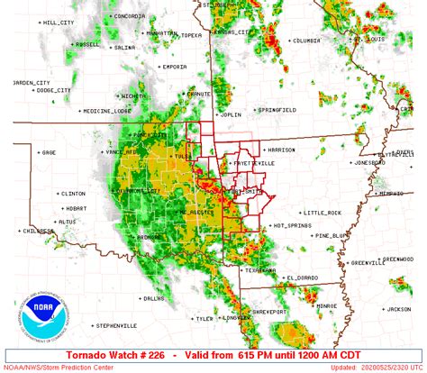 Storm Prediction Center Tornado Watch 226