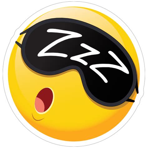 Cute Sleepy Emoji Sticker
